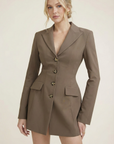 The Valeria Tailored Blazer Dress
