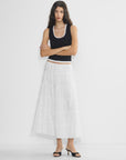 Cloudline Linen Skirt