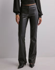 Orva Low Rise Leather Pants