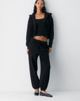 Cozy Flepafleece Boyfriend Boxy Zip Hoodie
