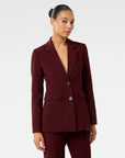 Bordeaux Structured Blazer