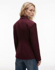 Sculpted Cinch Blazer – Cordovan