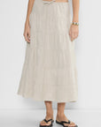 Cloudline Linen Skirt