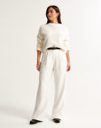 Tailored Wide Leg Pant