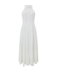 Flowy Collar Midi Dress