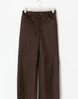 Suede trousers