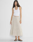 Cloudline Linen Skirt