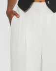 Cropped Wide-Leg Trousers