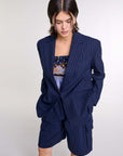 Striped Suit Blazer