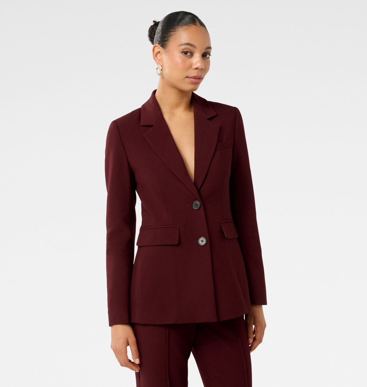 Bordeaux Structured Blazer