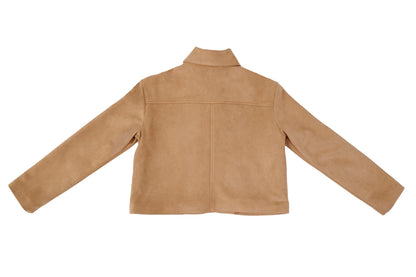 Suede beige jacket