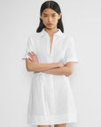 Light Linen Belted Mini Dress