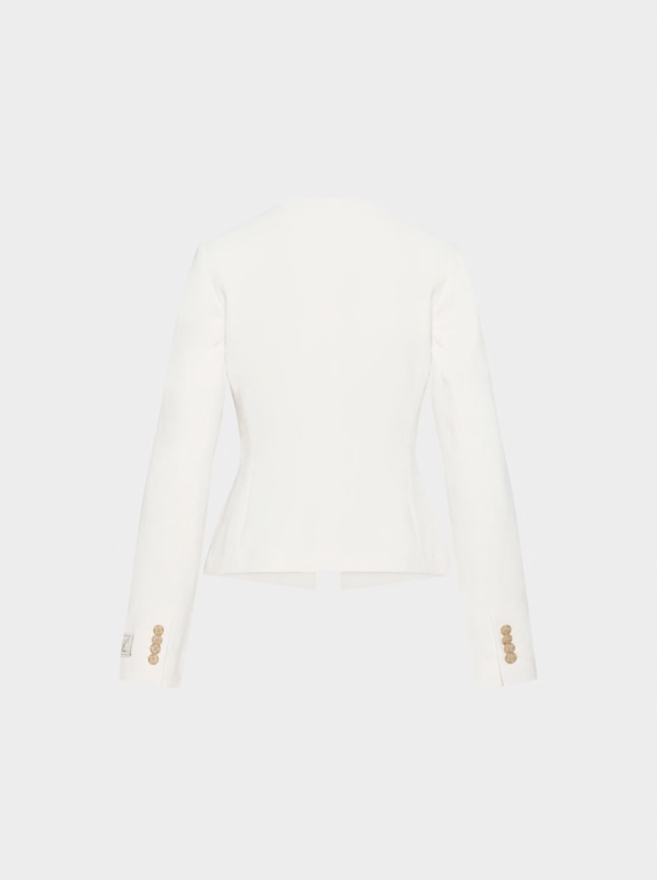 Siamo firenze sculpted blazer white back look