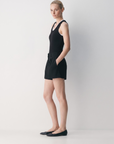 Pleated Mini Short