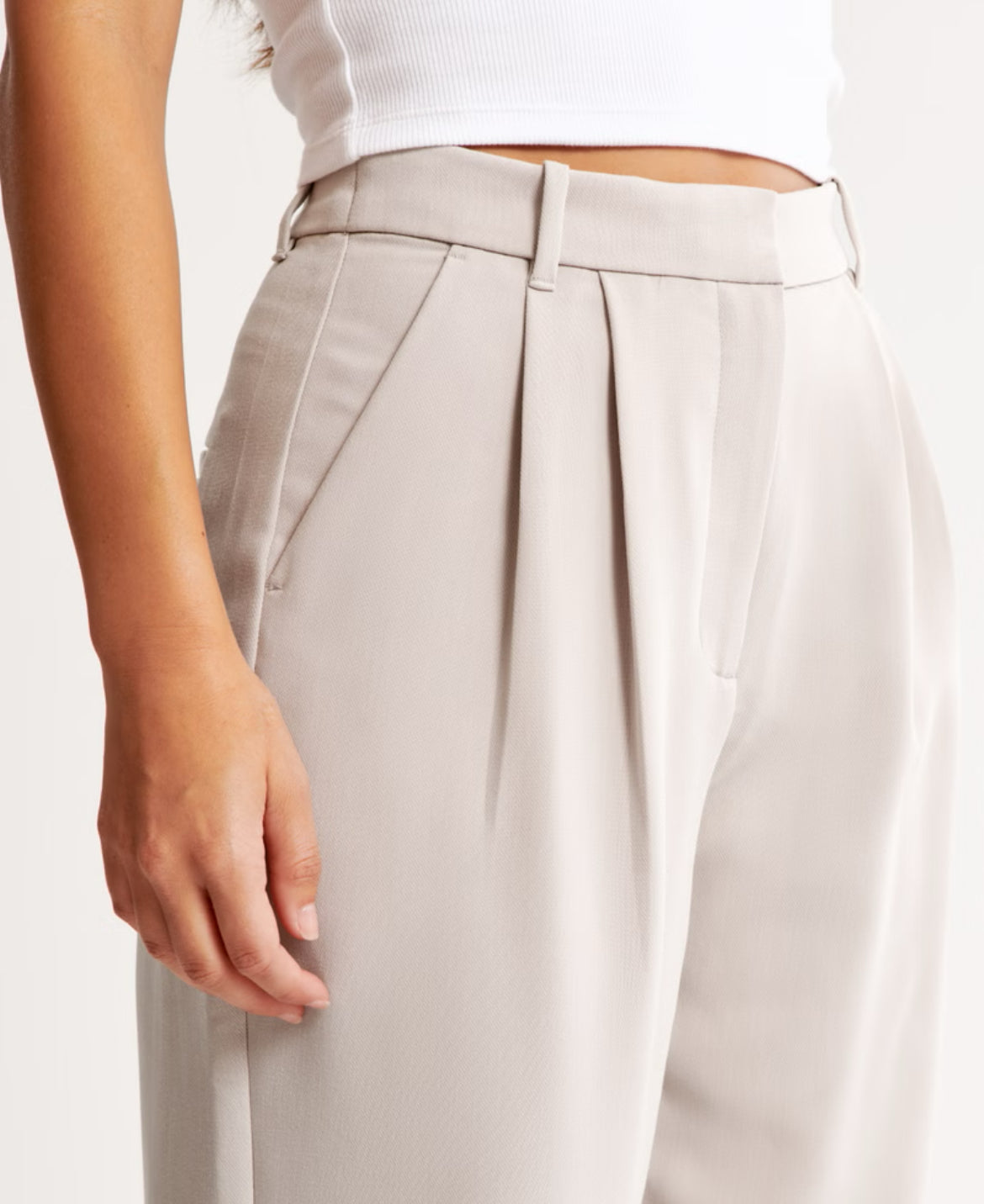 Tailored Wide Leg Pant