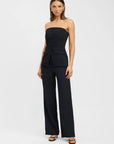 strapless tailored set