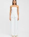strapless tailored set
