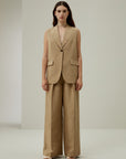 The Sleeveless Suit Set