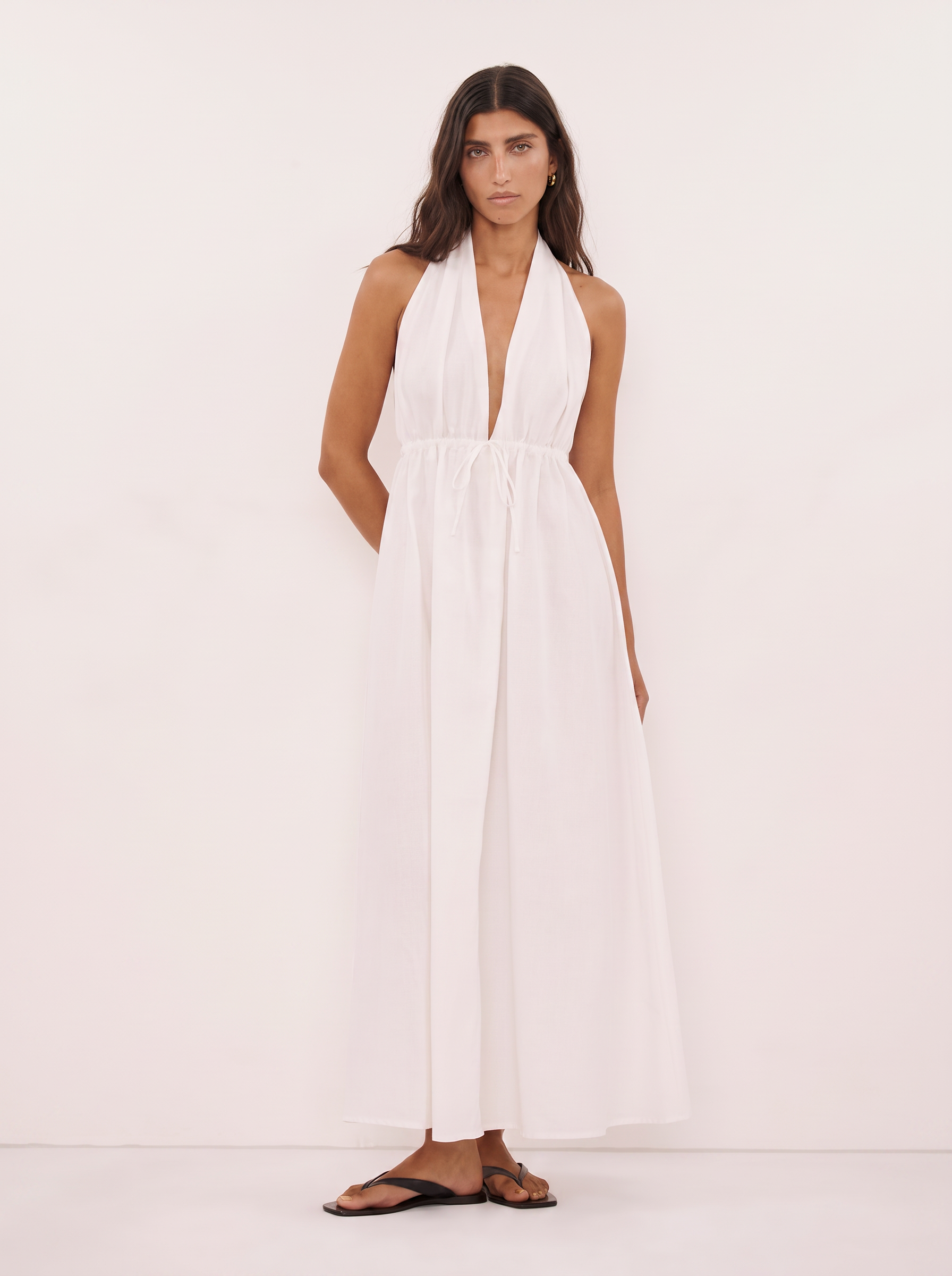 Talia Cotton Midi Dress