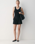 Pleated Mini Short