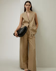 The Sleeveless Suit Set