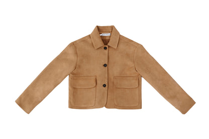 Suede beige jacket