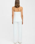 strapless tailored set