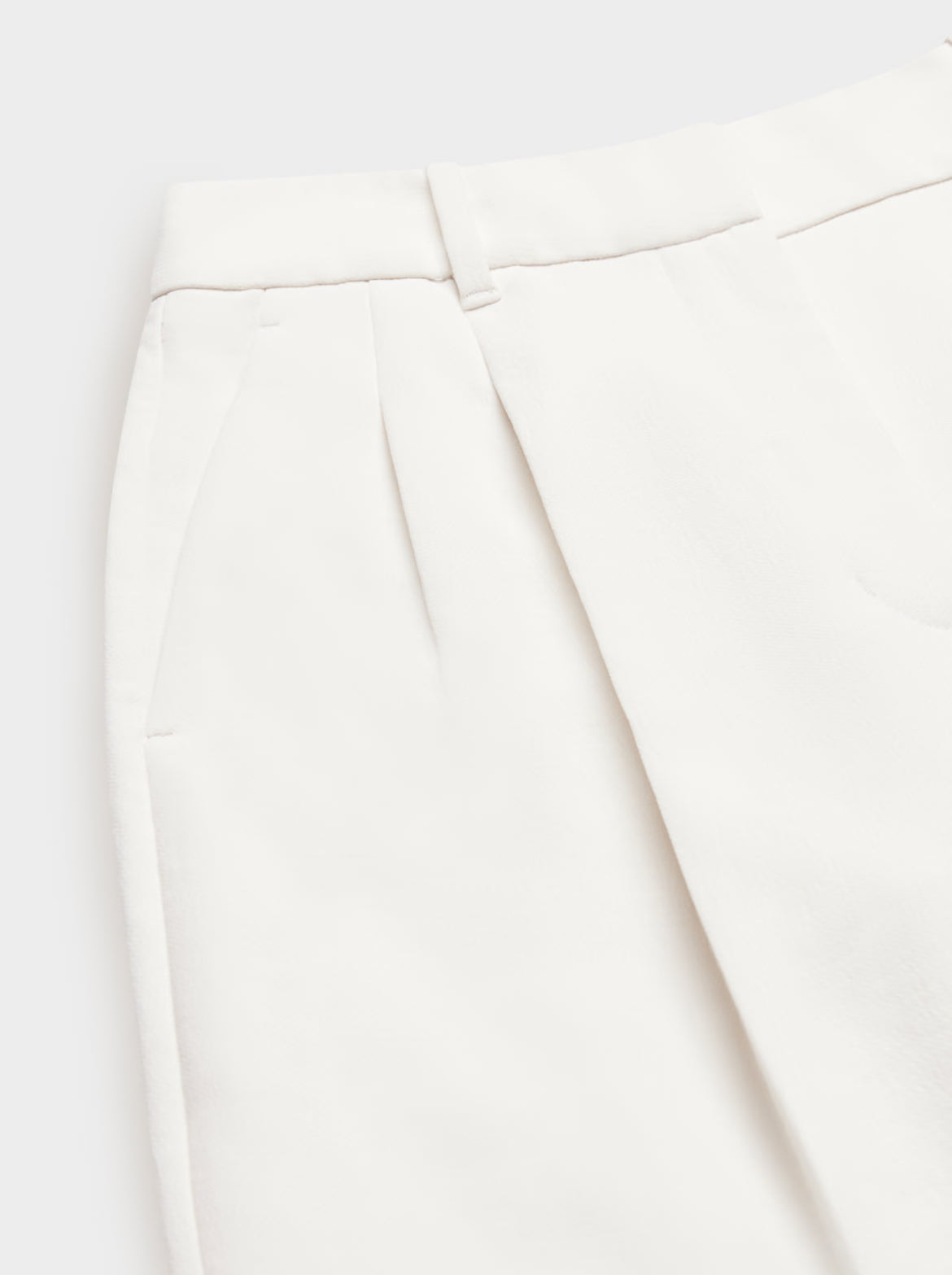 Cropped Wide-Leg Trousers