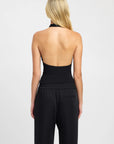 Draped Halter Top