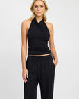 Draped Halter Top