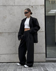 Wide classic pants